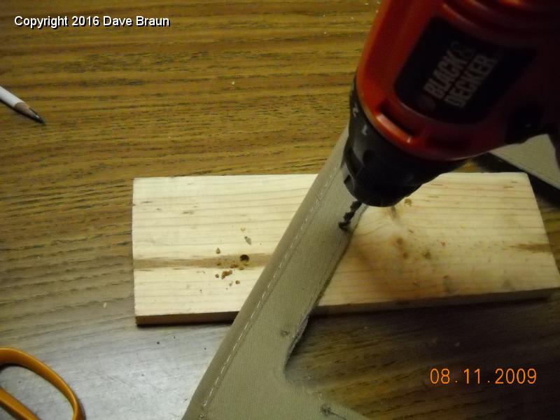 MGTD15470/Weather Equipment/Side Curtains/Drilling through the lexan